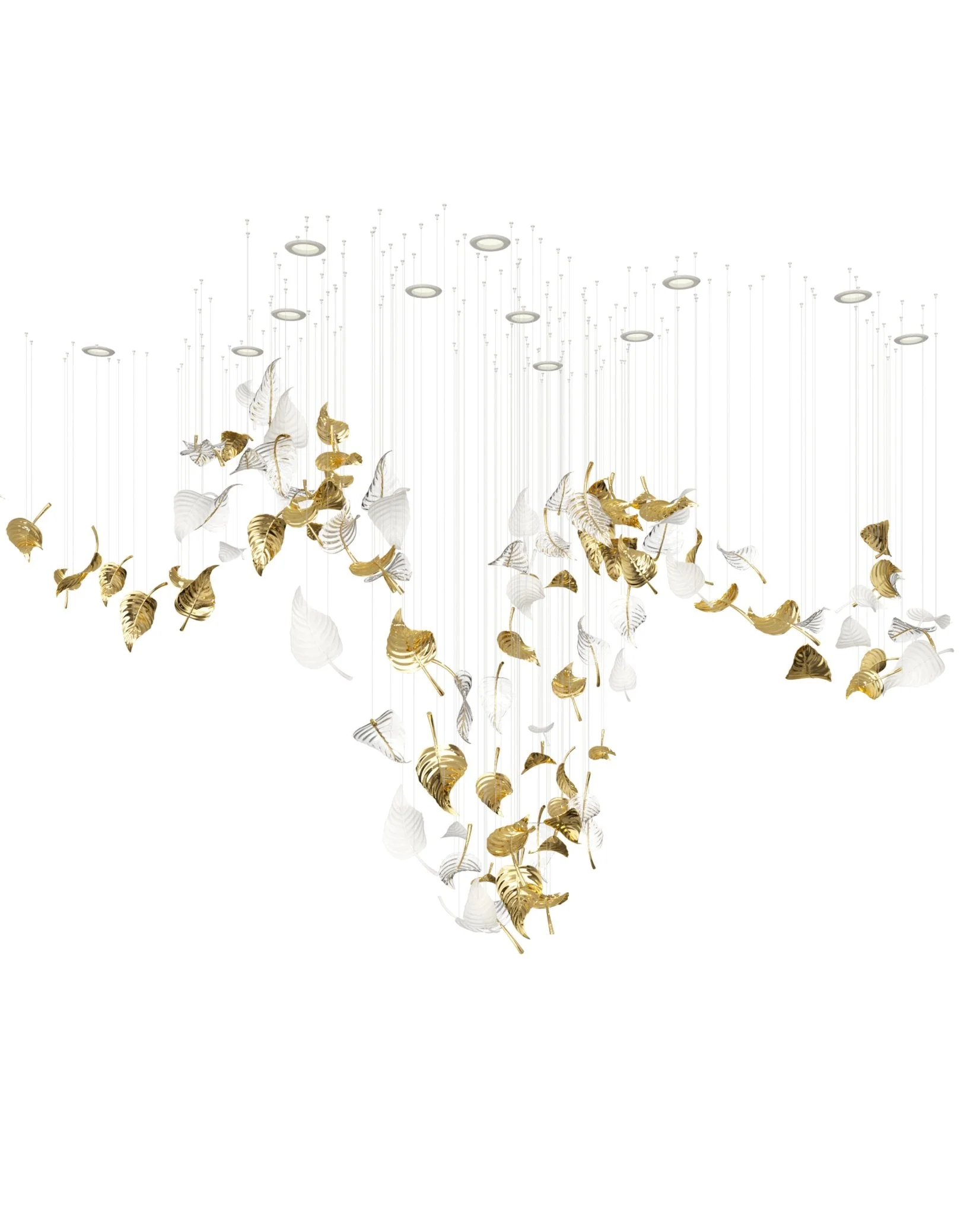 Linden Leaves Chandelier - Image 5