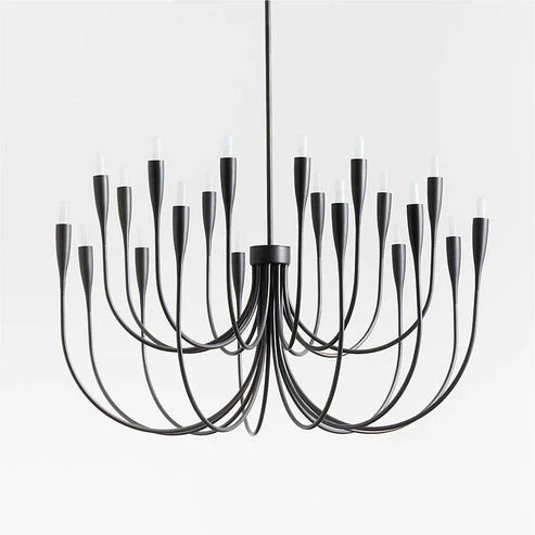 Liona Large Brass Candelabra Chandelier Light - Image 13