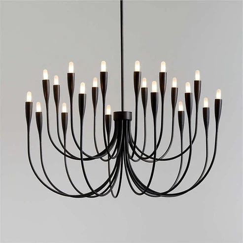 Liona Large Brass Candelabra Chandelier Light - Image 2