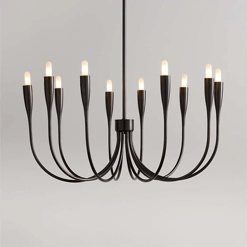 Liona Small Brass Chandelier Light - Image 2