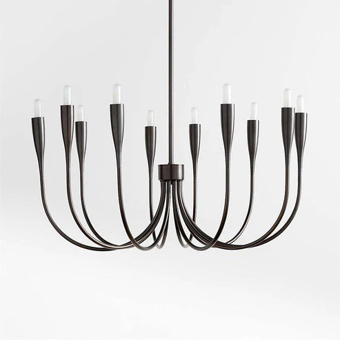 Liona Small Brass Chandelier Light - Image 6