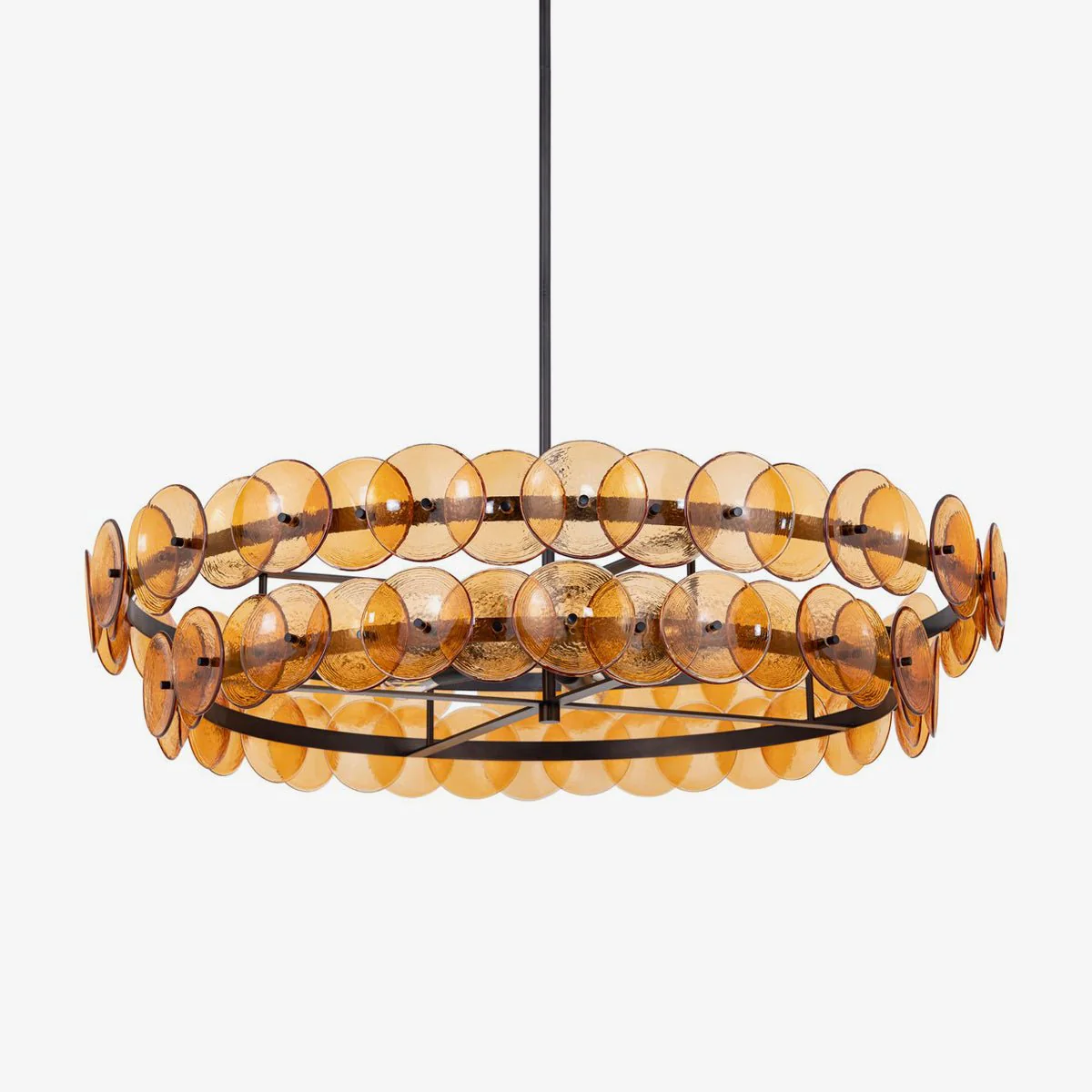 Loren Glass Chandelier - Image 3