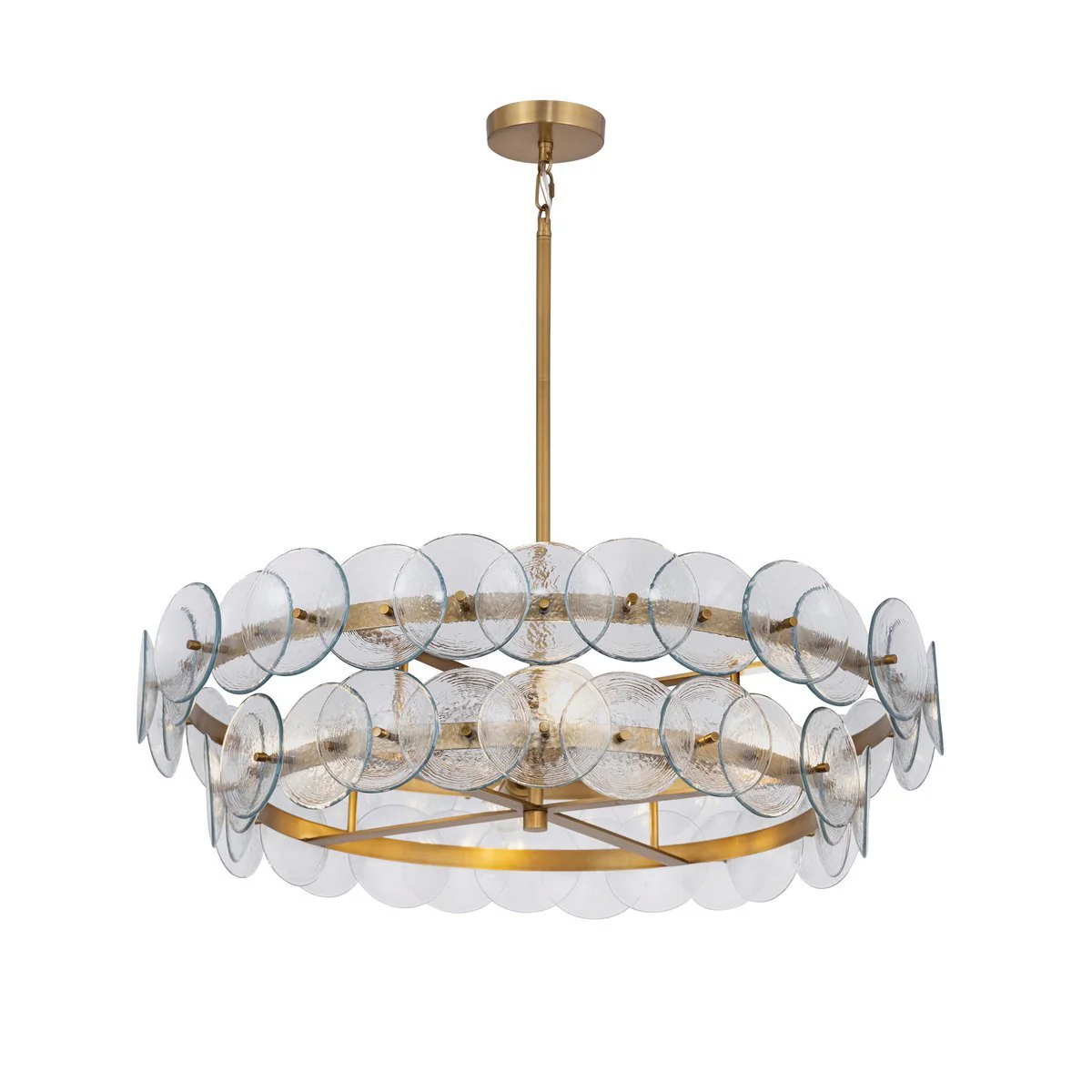 Loren Glass Chandelier - Image 4