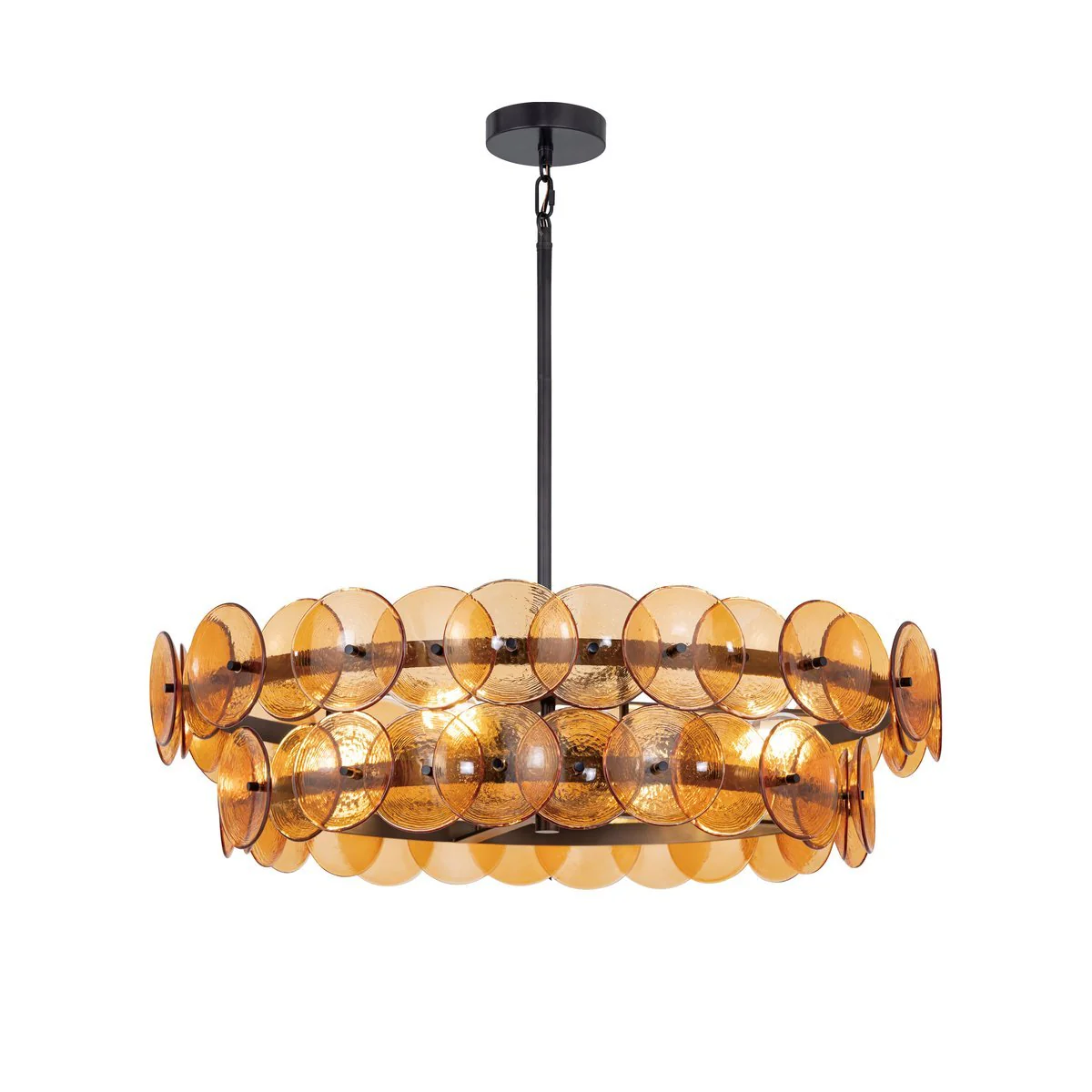 Loren Glass Chandelier - Image 6