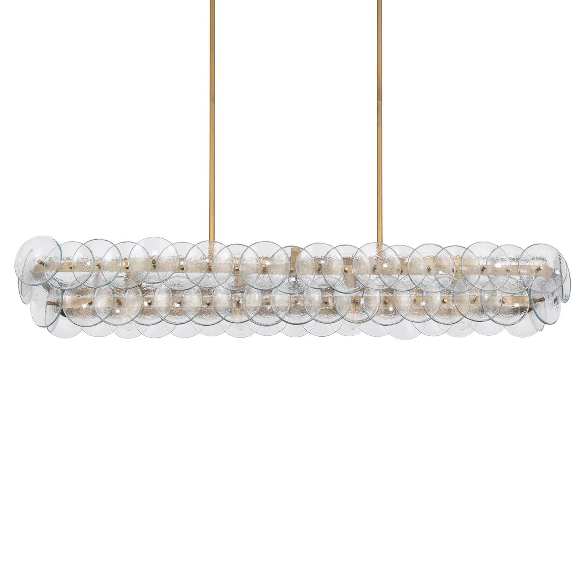 Loren Linear Glass Chandelier - Image 10