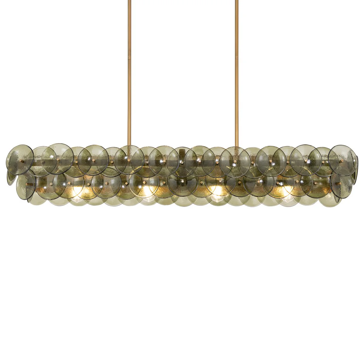 Loren Linear Glass Chandelier - Image 11