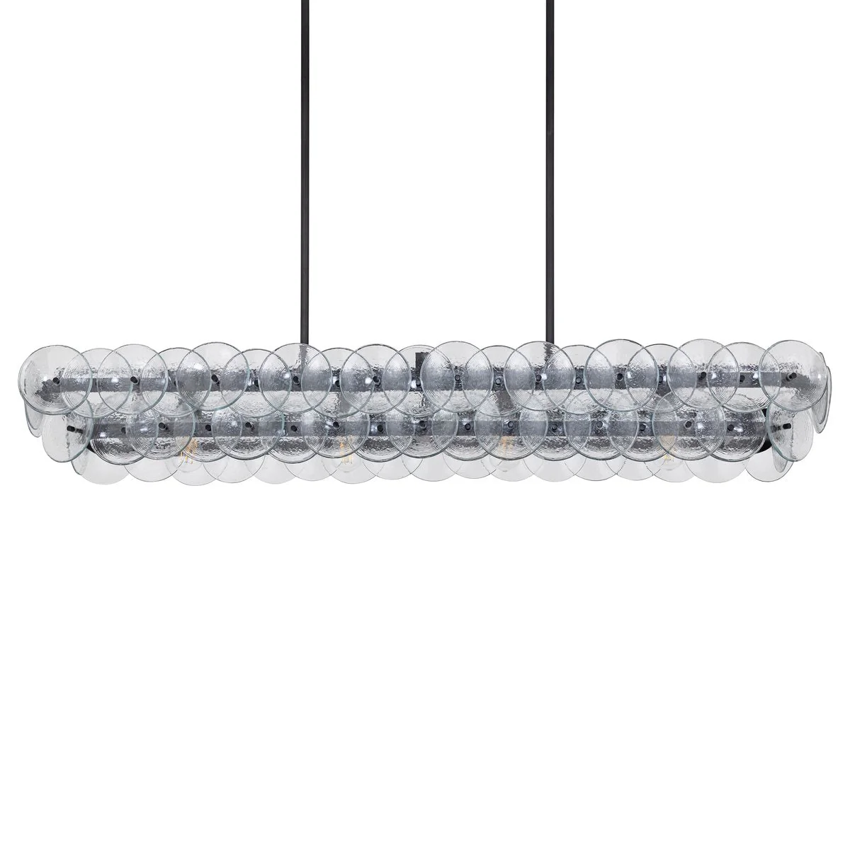 Loren Linear Glass Chandelier - Image 12