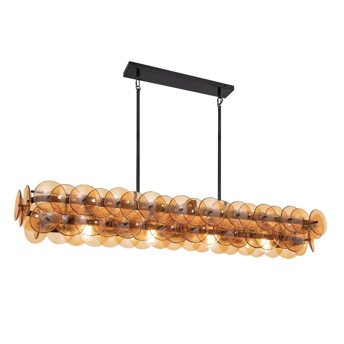 Loren Linear Glass Chandelier - Image 15