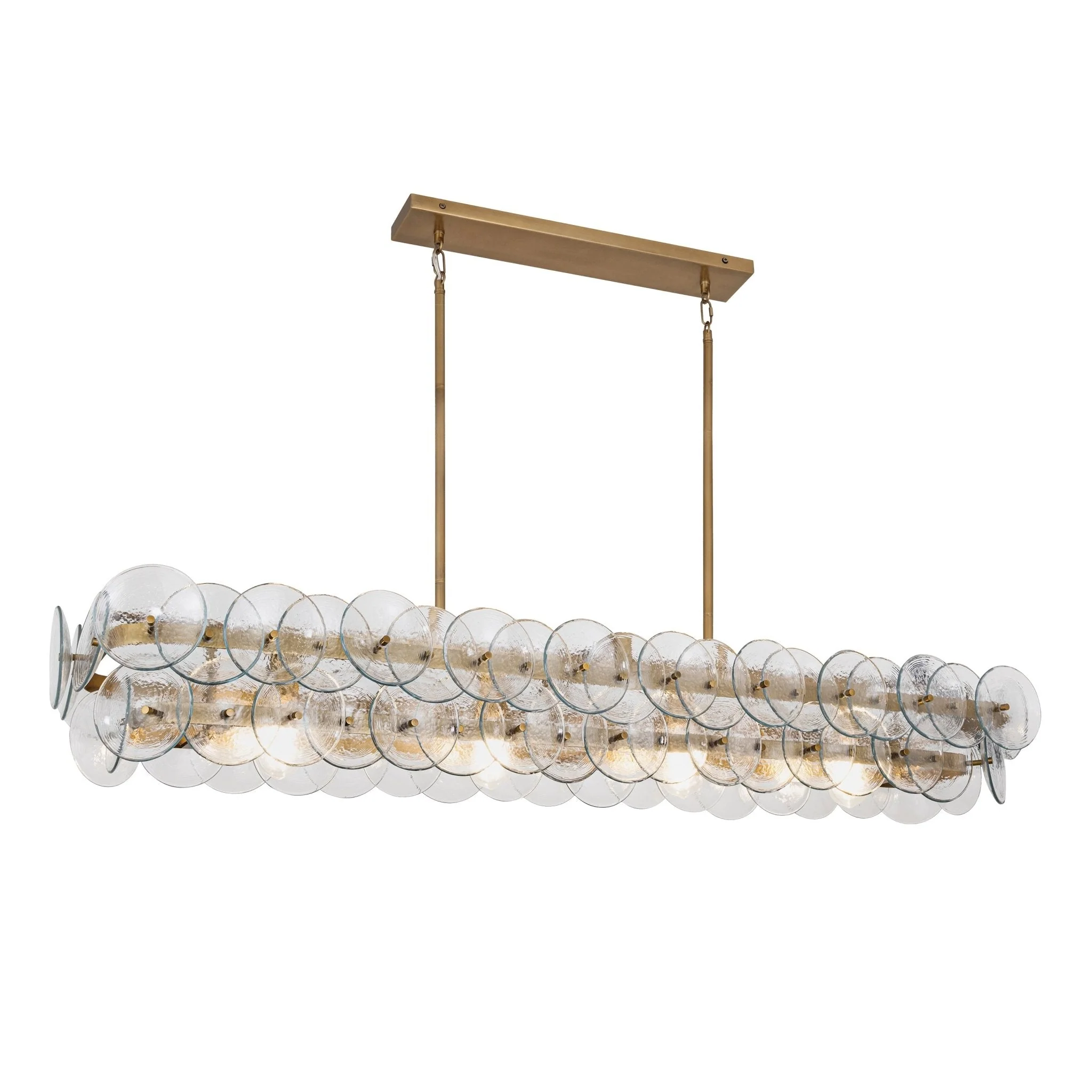 Loren Linear Glass Chandelier - Image 16