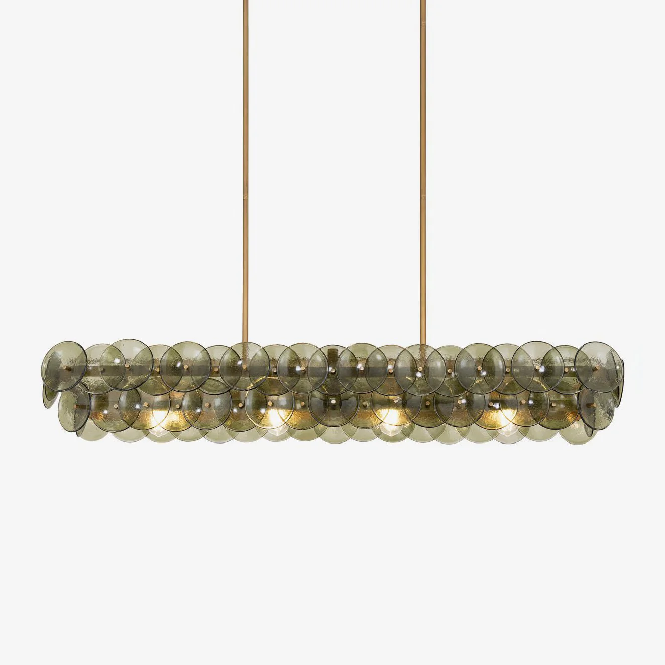 Loren Linear Glass Chandelier - Image 17
