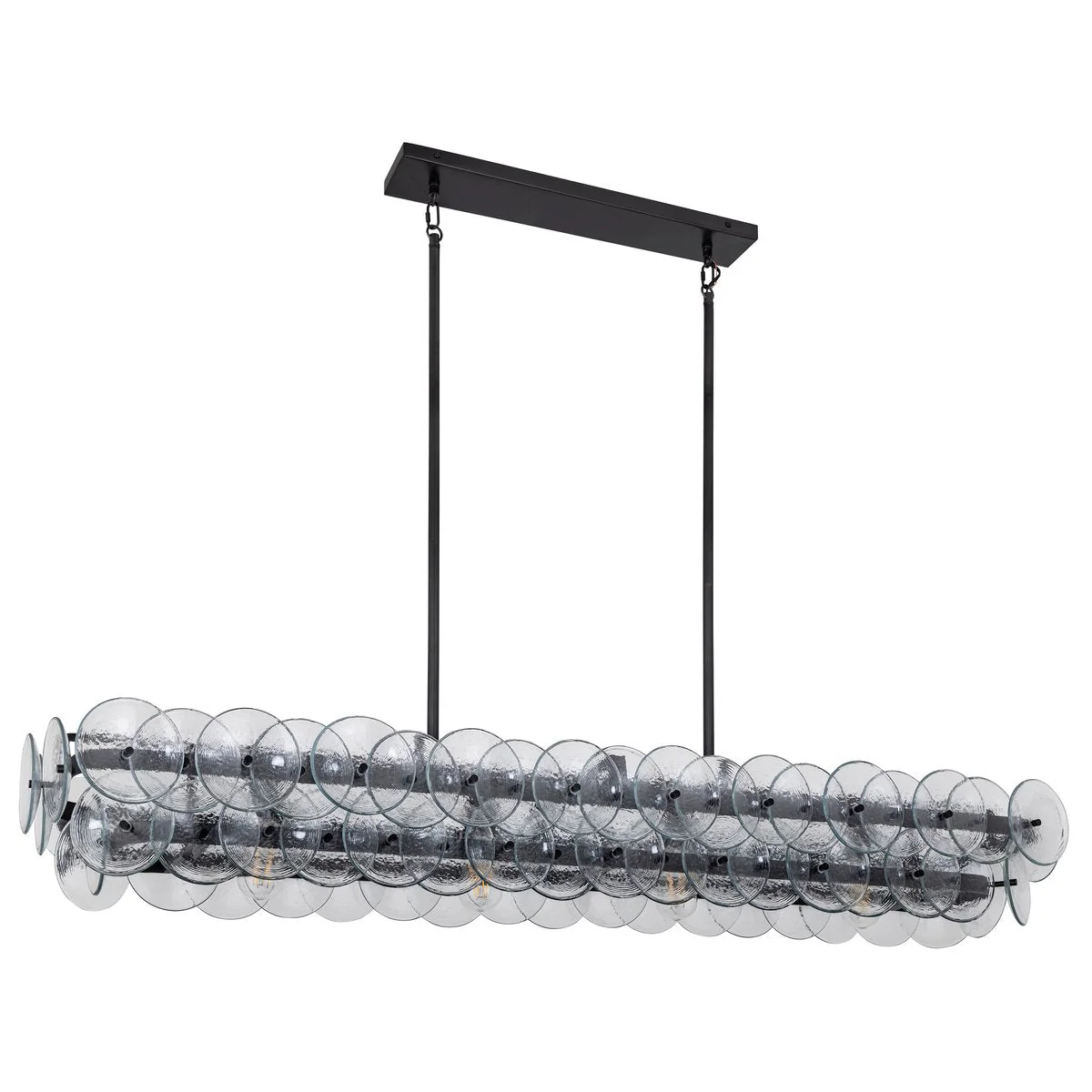 Loren Linear Glass Chandelier - Image 8