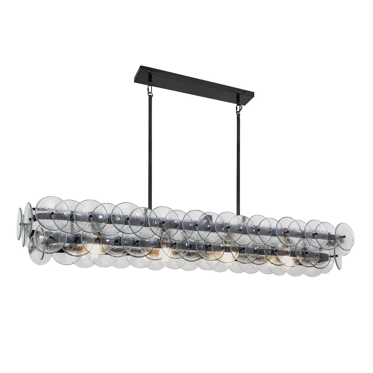 Loren Linear Glass Chandelier - Image 9
