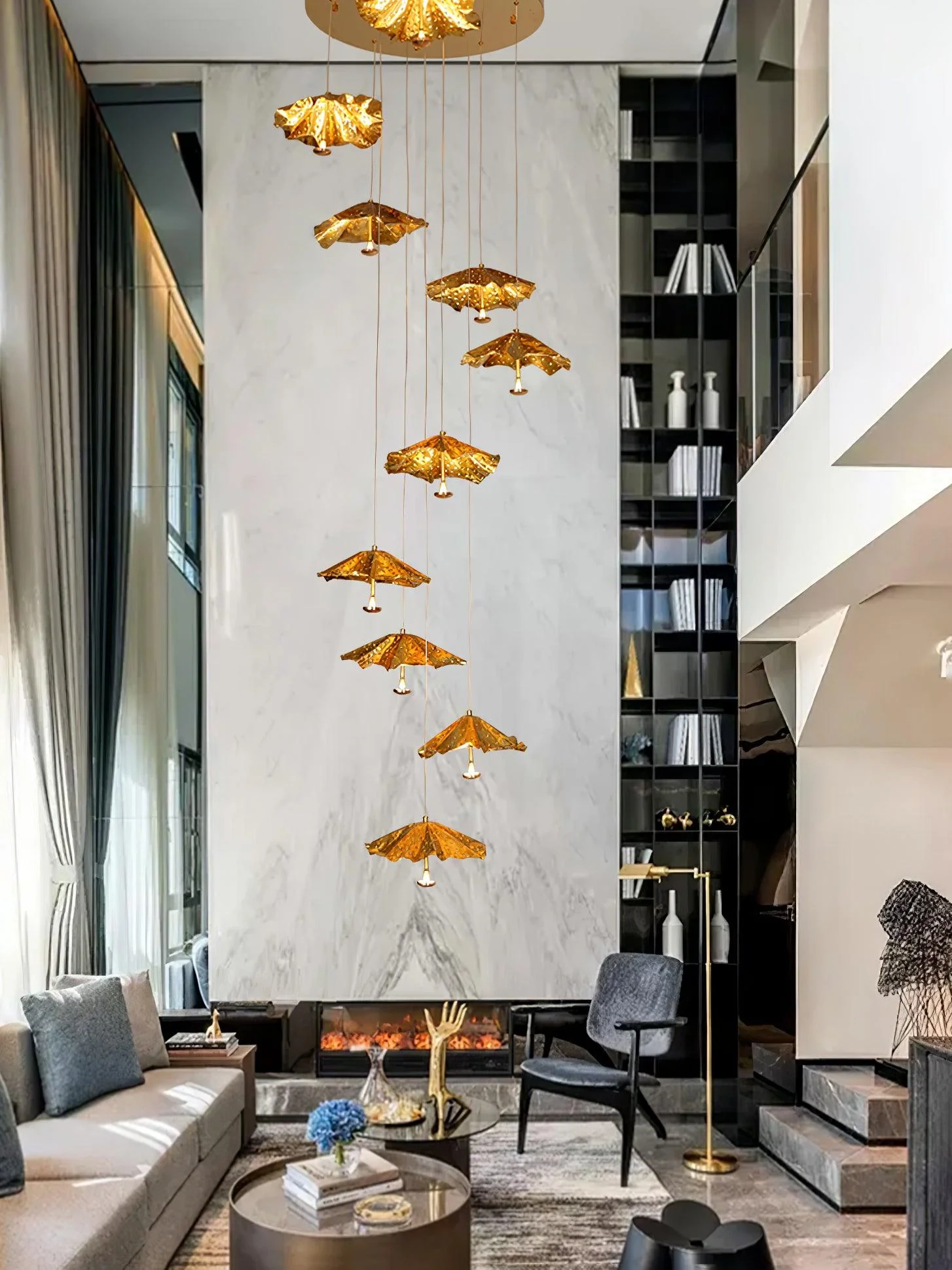Livra Leaf Chandelier - Image 11