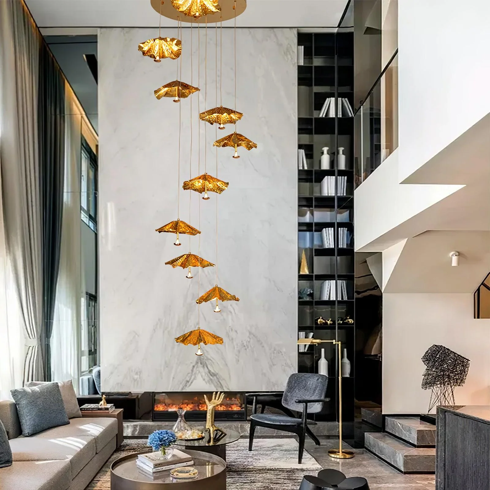 Livra Leaf Chandelier - Image 5
