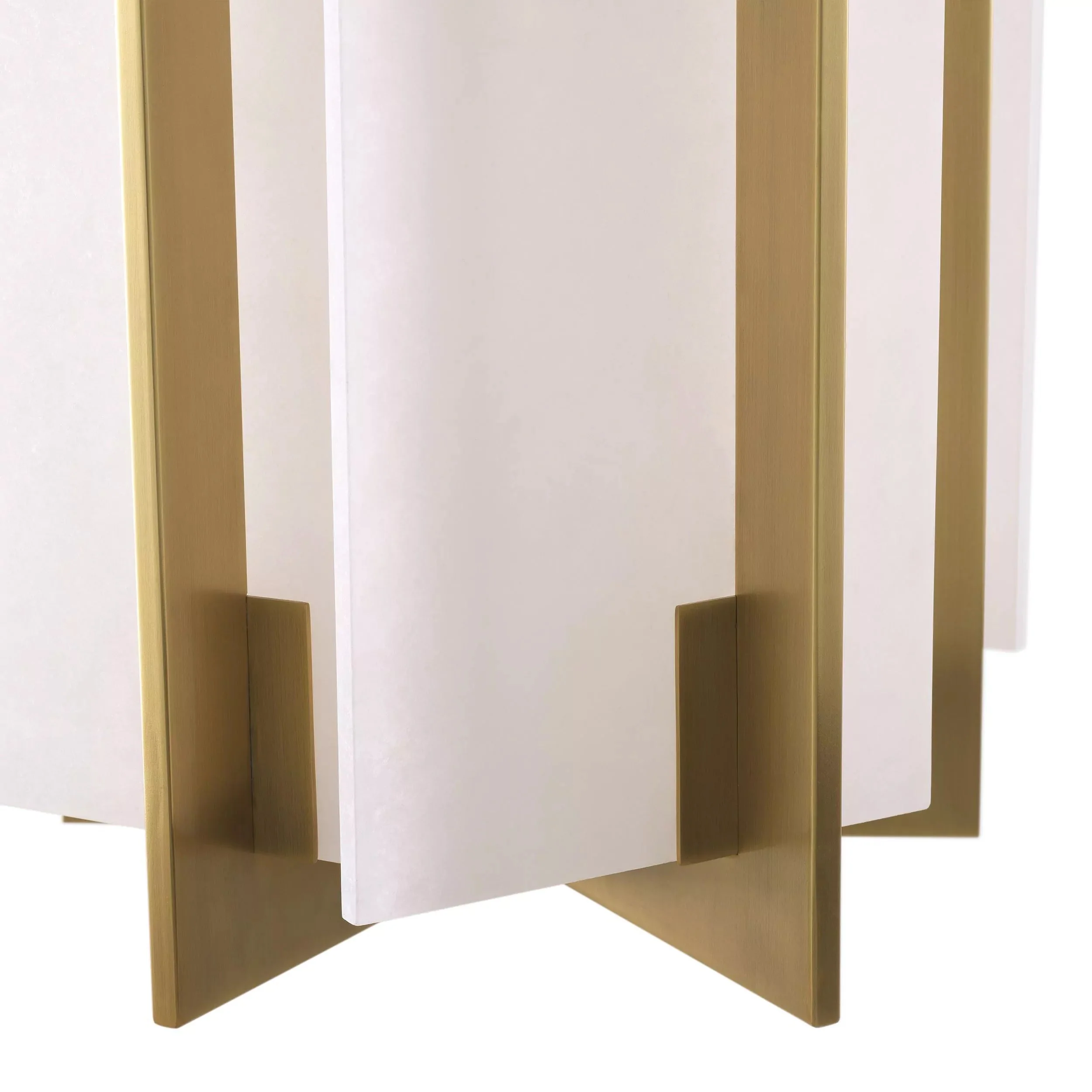 Lugano Modern Brass Chandelier - (Antique Brass Finish | Alabaster) - Image 4