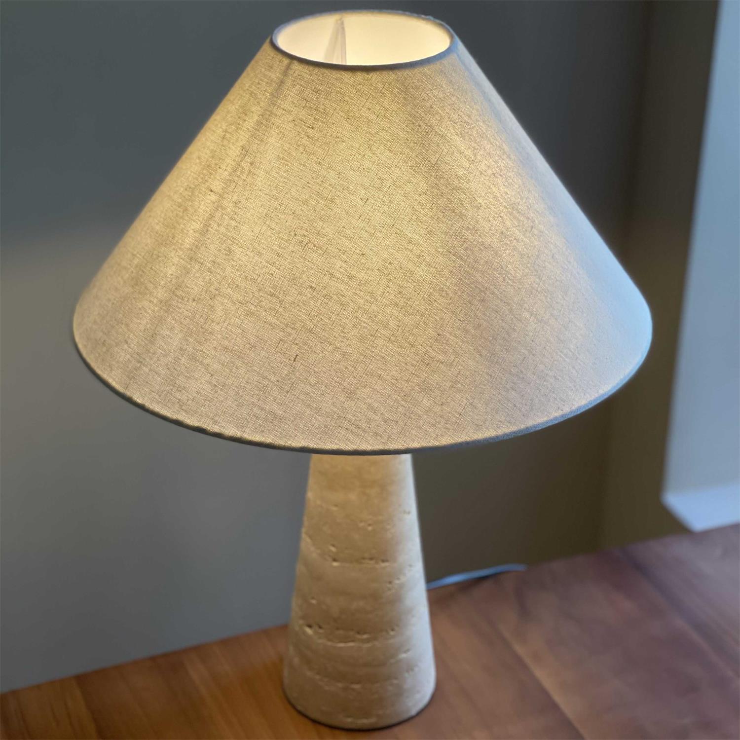 Lulu Travertine Table Lamp - Image 9