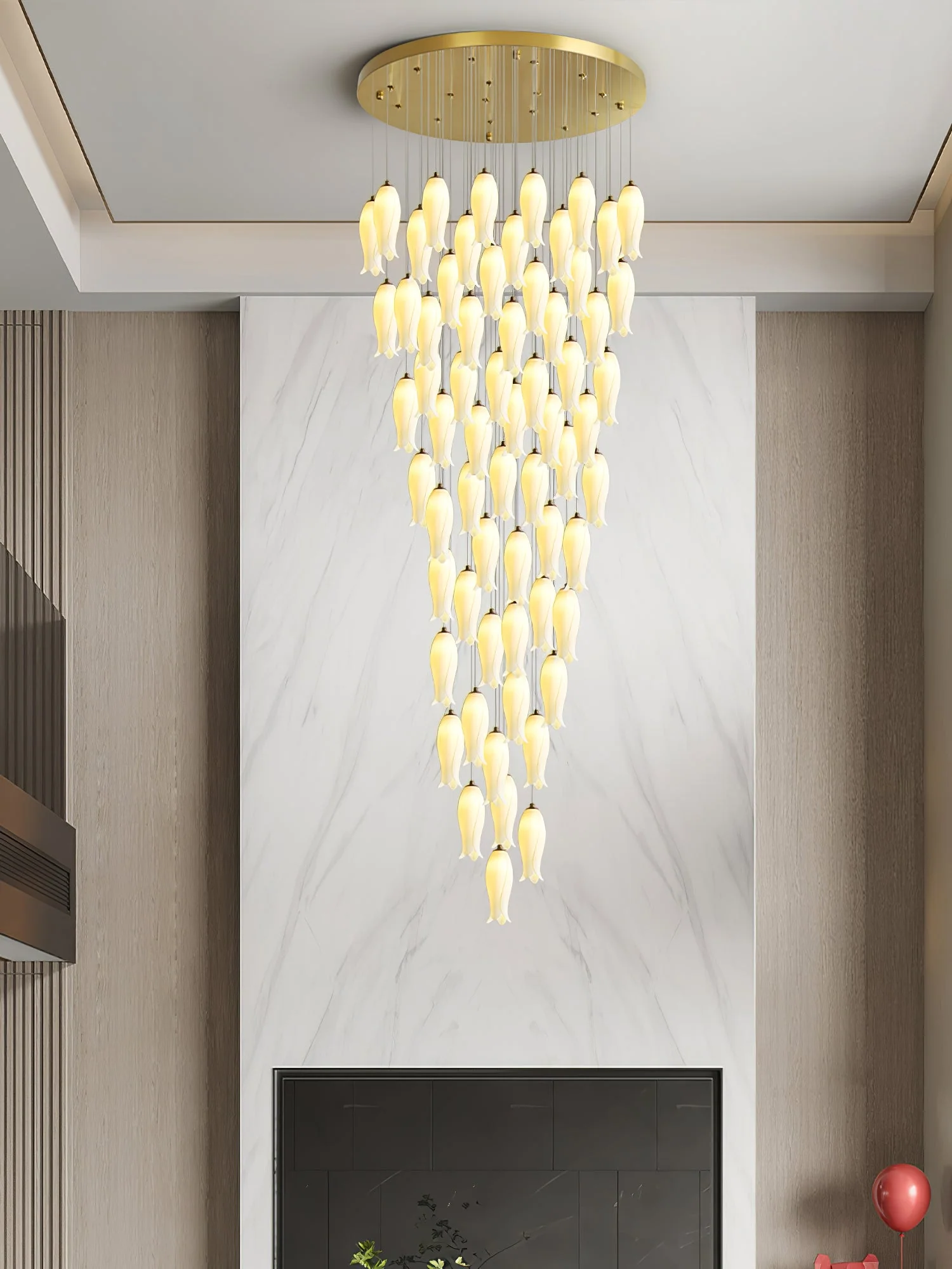 Luma Flora Stairs Chandelier - Image 11