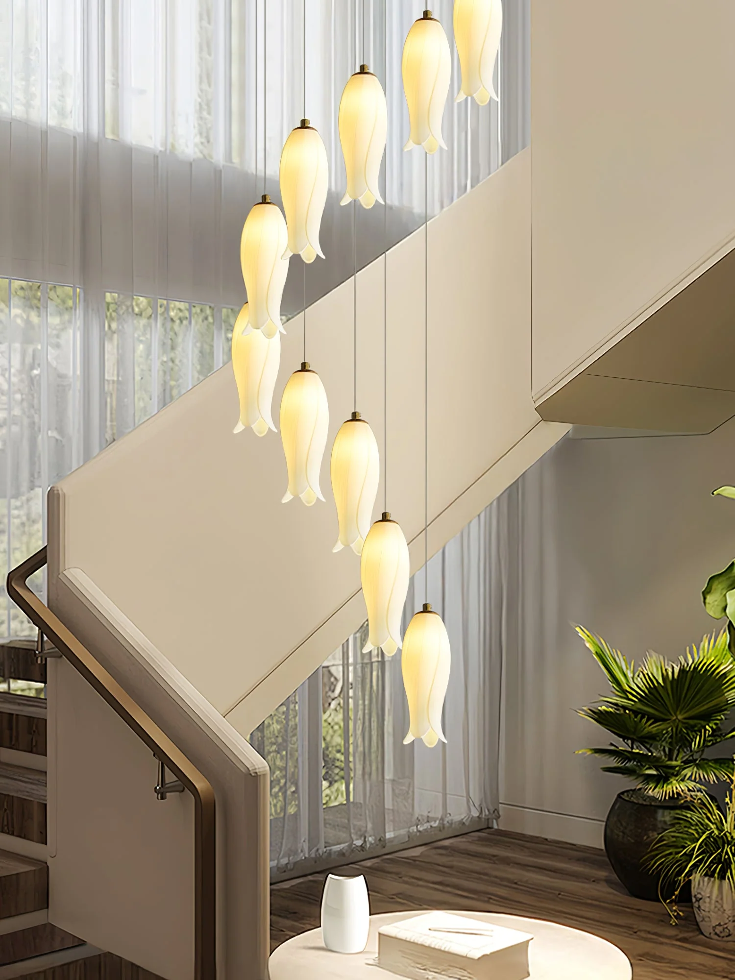 Luma Flora Stairs Chandelier - Image 15