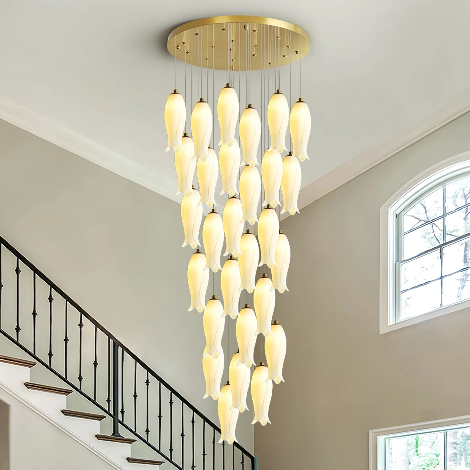Luma Flora Stairs Chandelier - Image 3