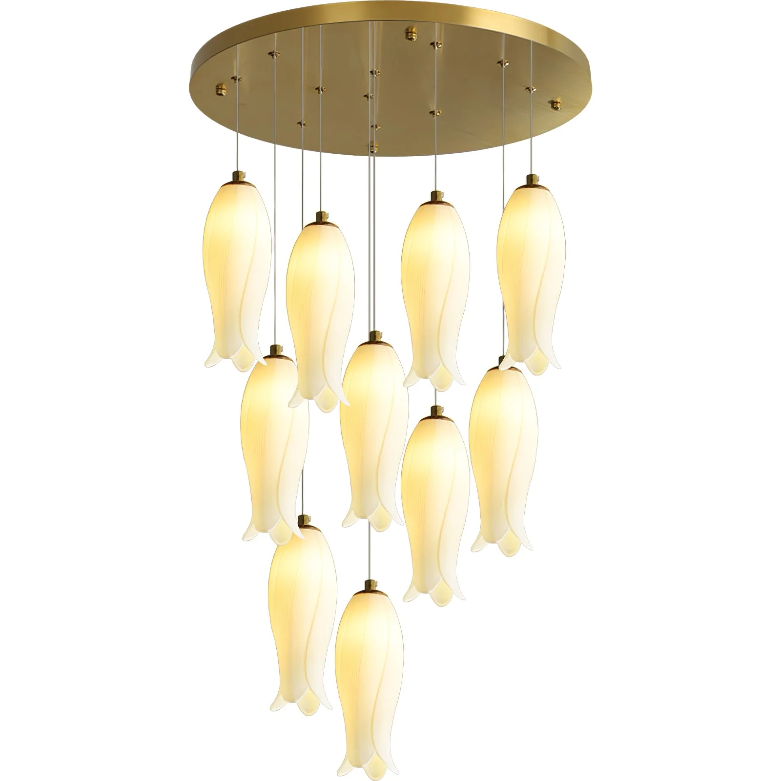 Luma Flora Stairs Chandelier - Image 35