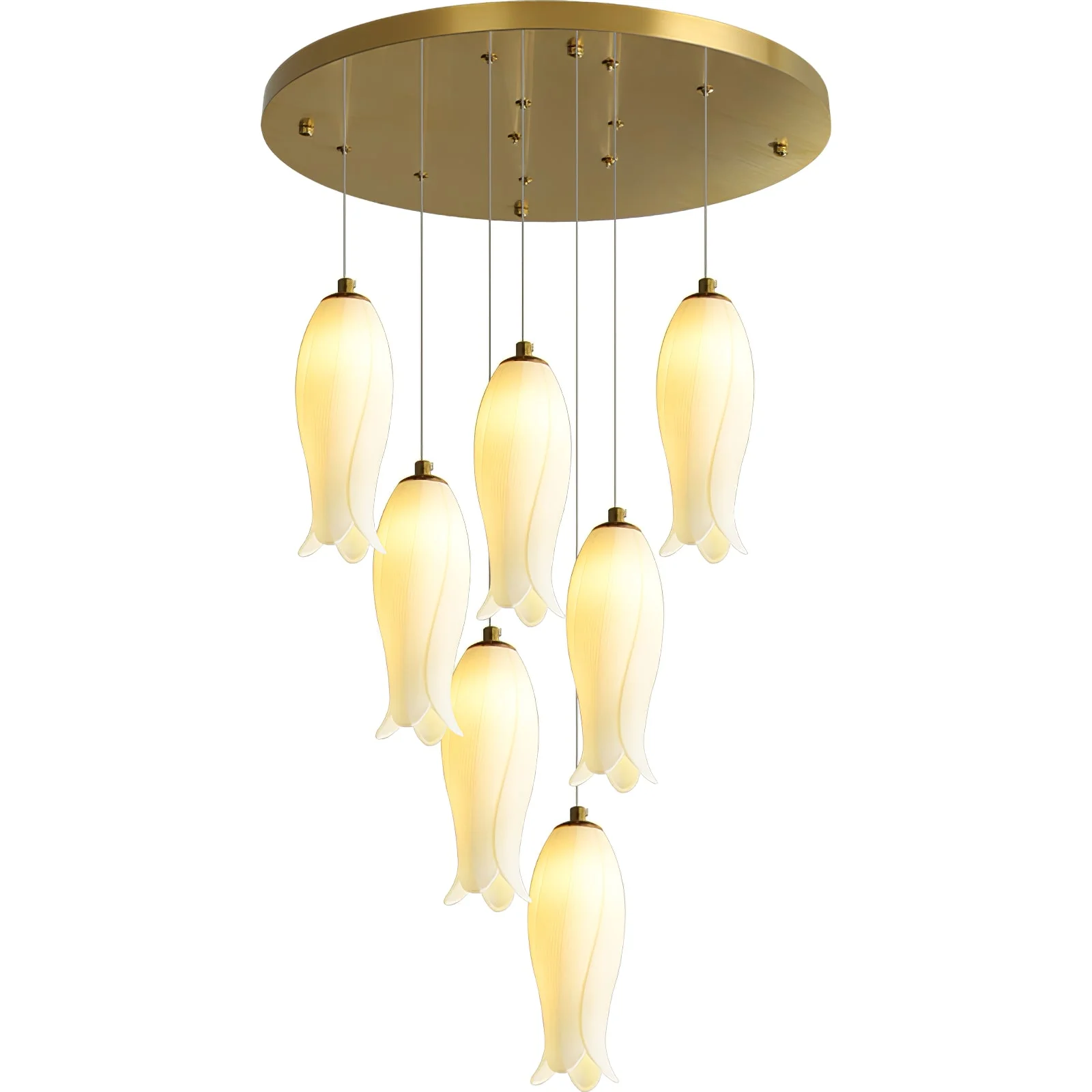 Luma Flora Stairs Chandelier - Image 36