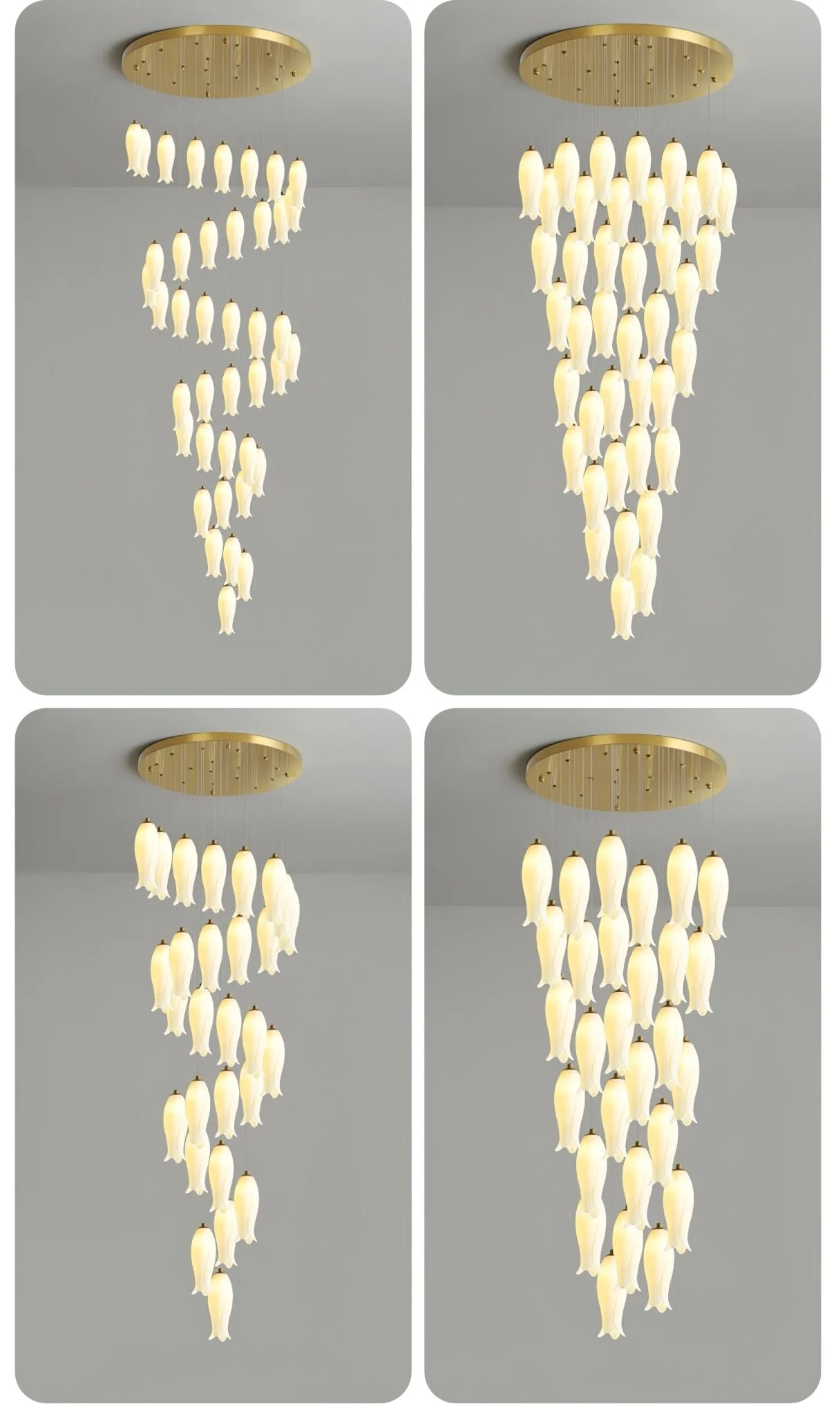 Luma Flora Stairs Chandelier - Image 38