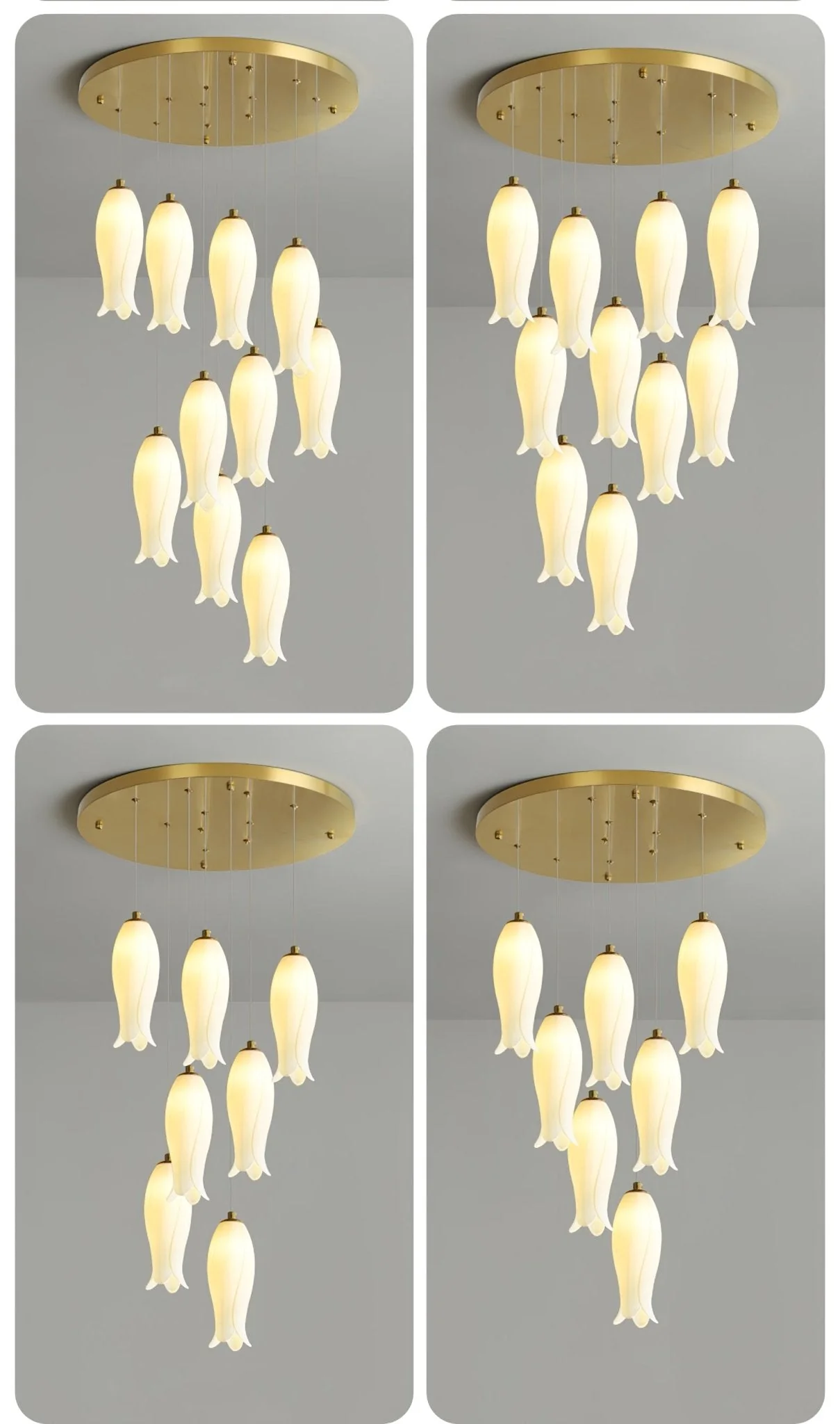 Luma Flora Stairs Chandelier - Image 40
