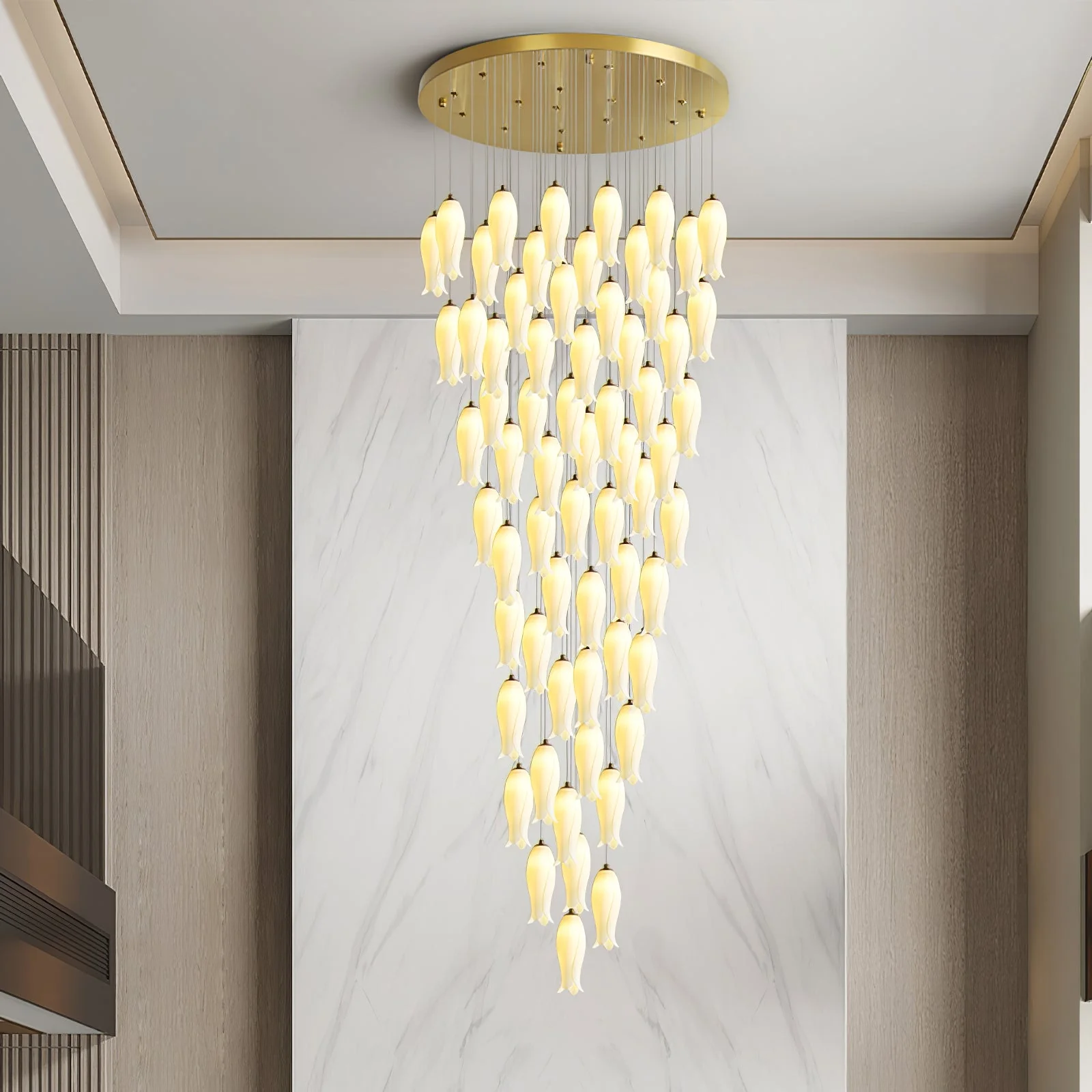 Luma Flora Stairs Chandelier - Image 5