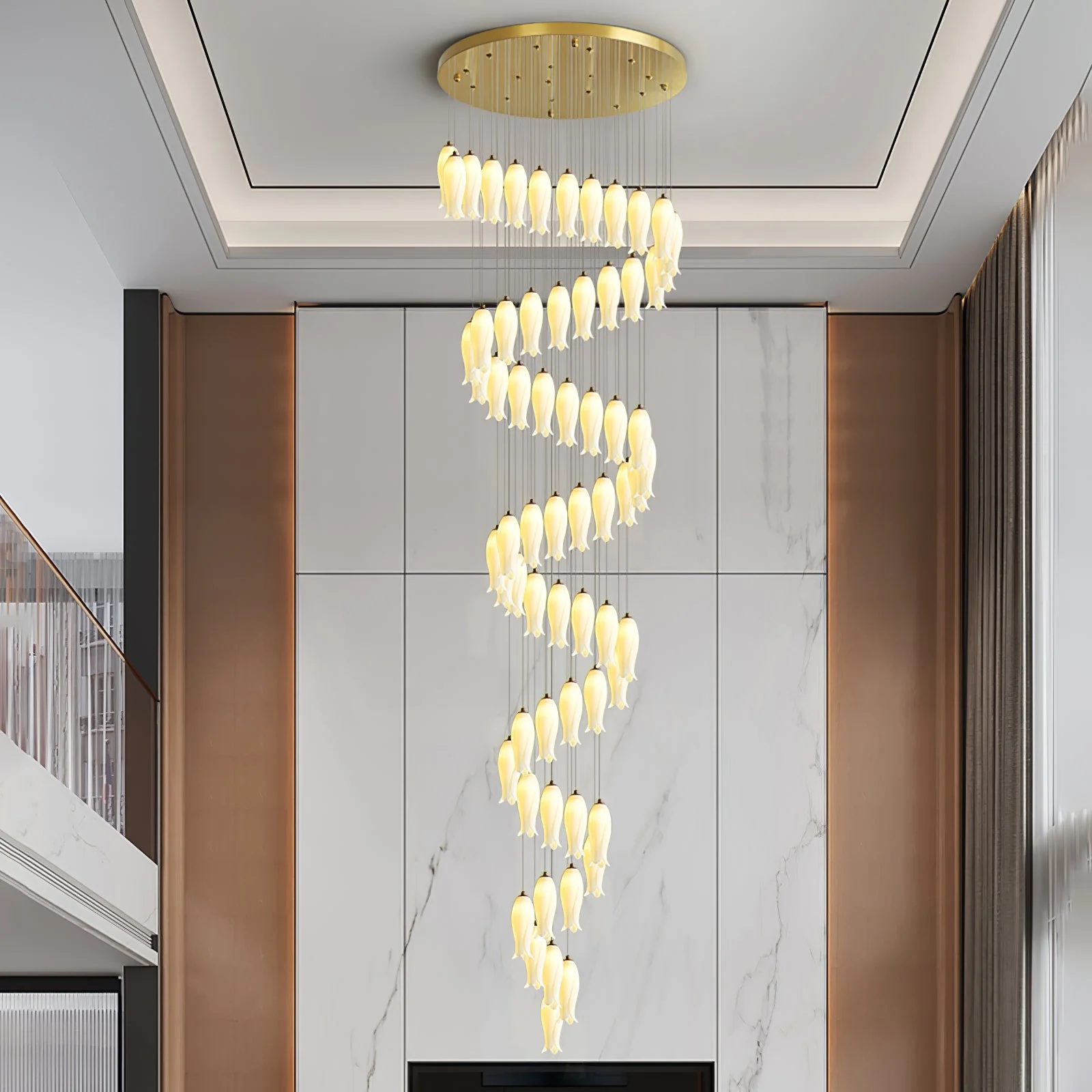 Luma Flora Stairs Chandelier - Image 7