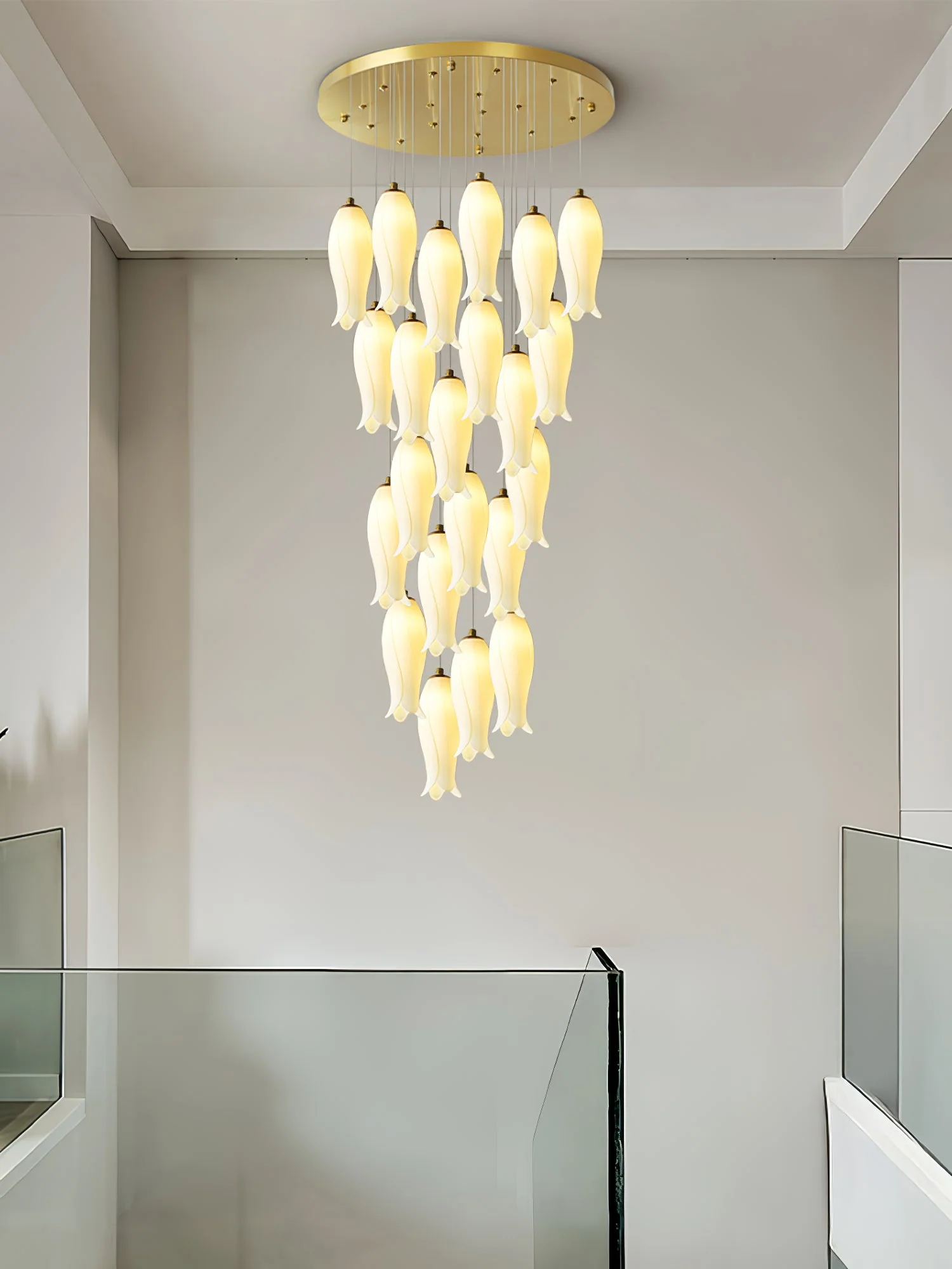 Luma Flora Stairs Chandelier - Image 9