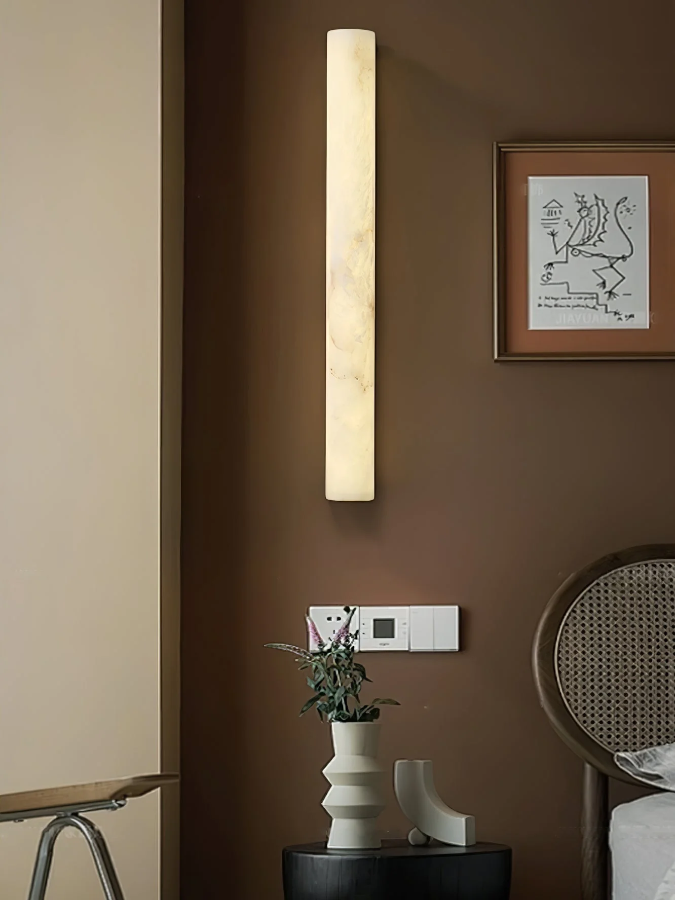 Luminara Alabaster Wall Sconce - Image 8