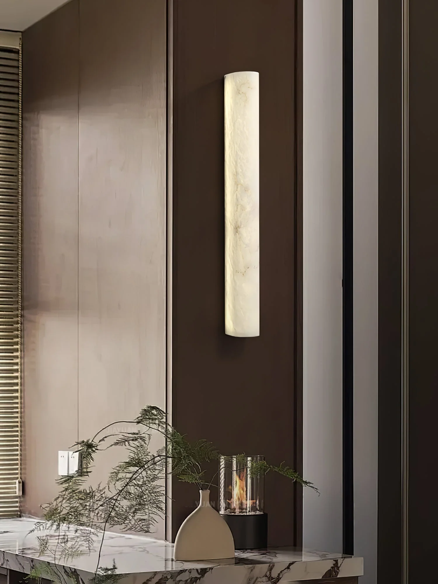 Luminara Alabaster Wall Sconce - Image 9