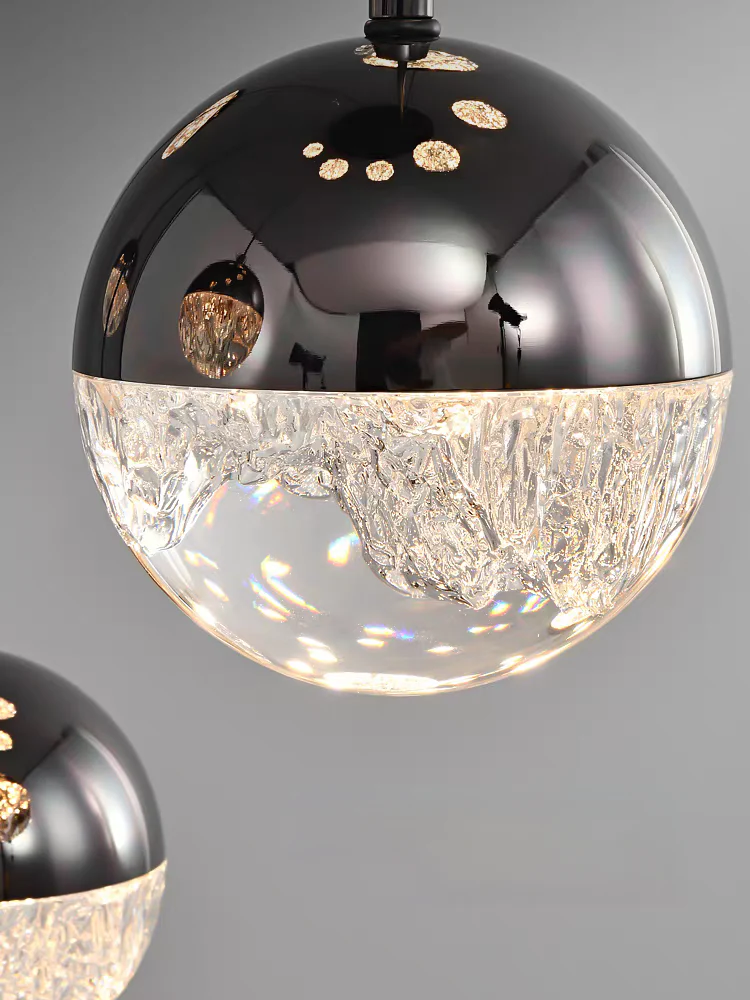 Luminous Crystalline-Acrylic Orbs Chandelier by Aurorae Lighting - Image 2