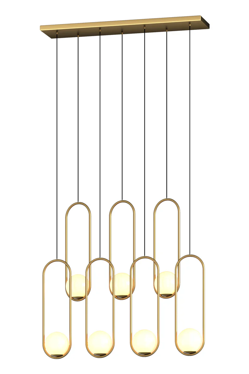 Luminous Modern LED Opal Glass Chandelier by Aurorae Lighting - Image 12