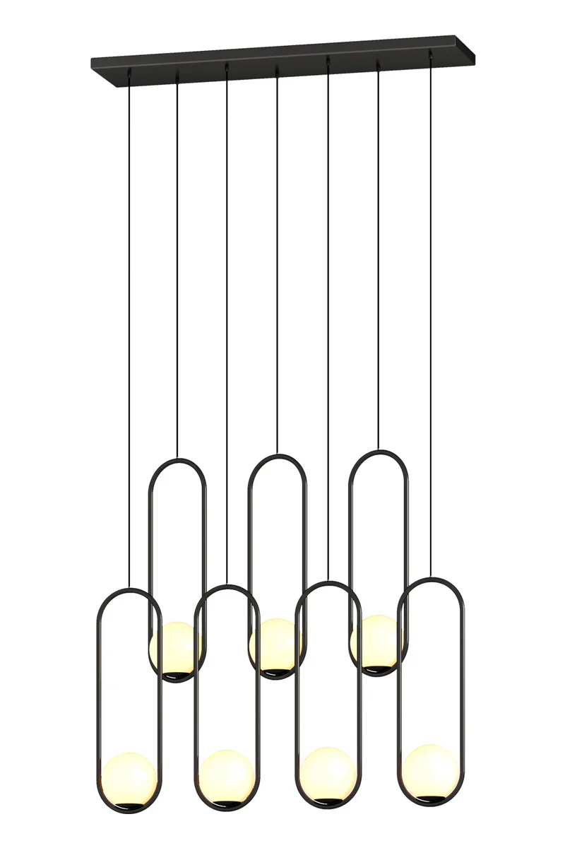 Luminous Modern LED Opal Glass Chandelier by Aurorae Lighting - Image 13
