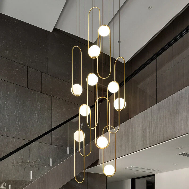 Luminous Modern LED Opal Glass Chandelier by Aurorae Lighting - Image 3