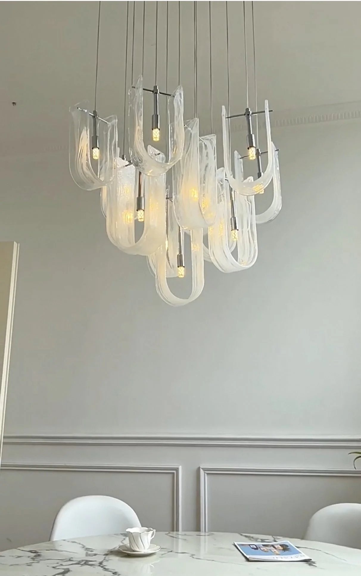 Luminous Waves Chandelier by Aurorae Lighting - Image 2