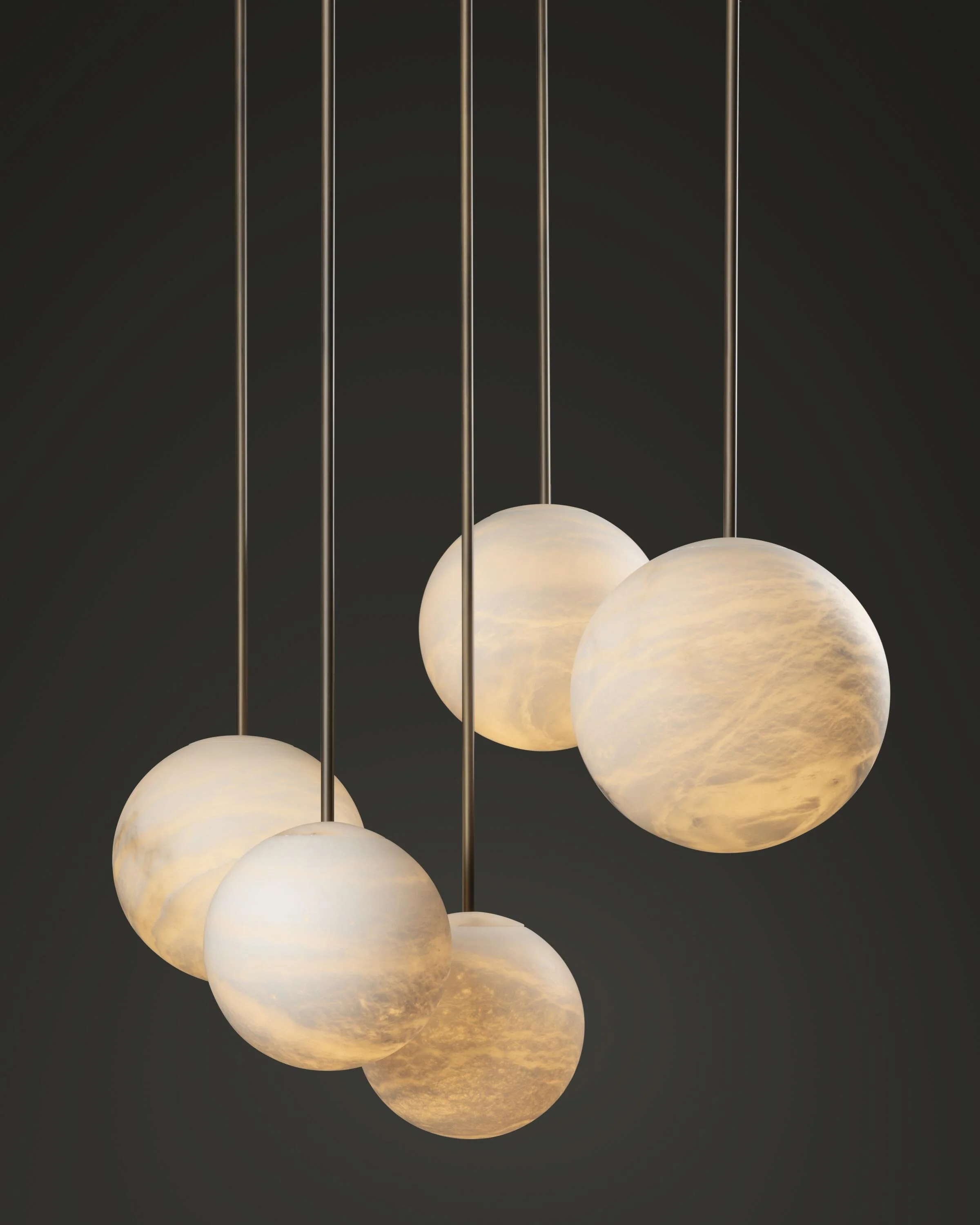 Alabaster Constellation Chandelier, Multi Pendant Light - Image 24
