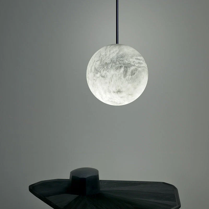 Alabaster Constellation Chandelier, Multi Pendant Light - Image 3