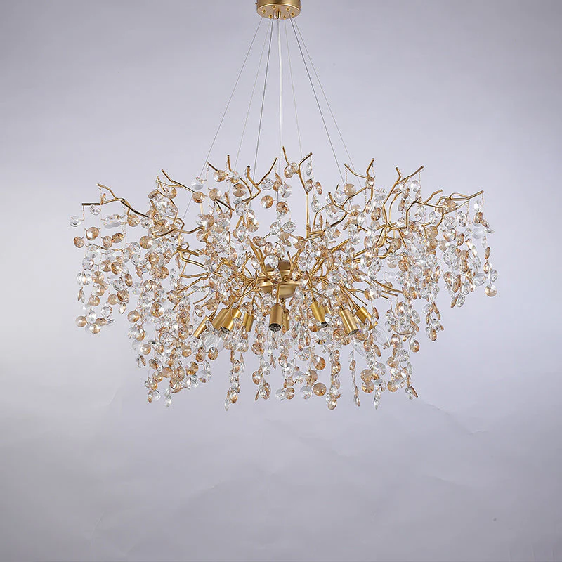 Luxury Crystal Branch Chandelier 39.4"D - Image 4