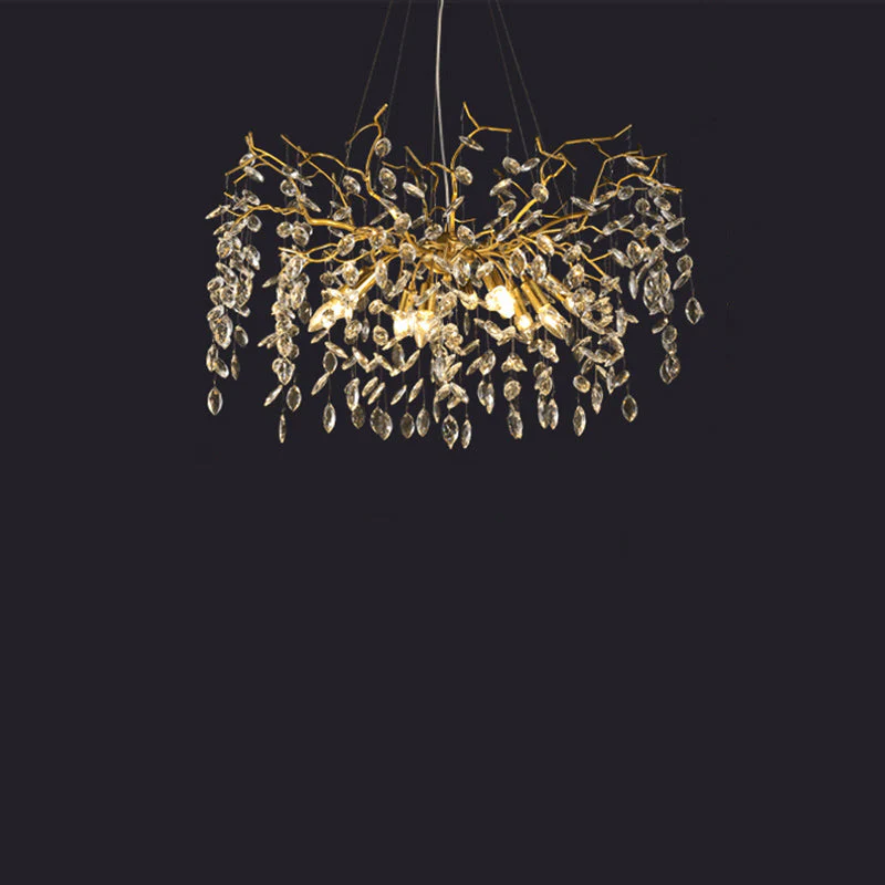 Luxury Branch Ceiling Chandelier for Dining Room 31.5" D - Image 3