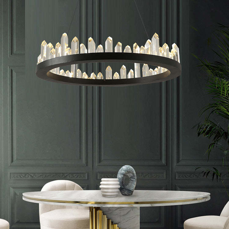 Lydia Crystal Ring Chandelier - Image 2