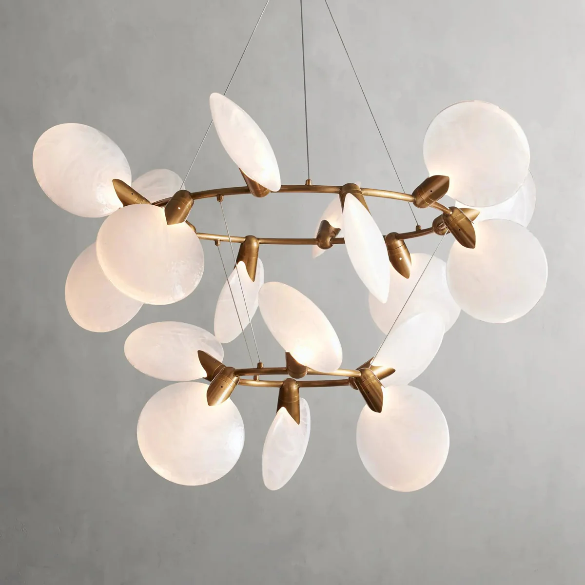Lyla 2-Tiered Halo Chandelier - Image 3