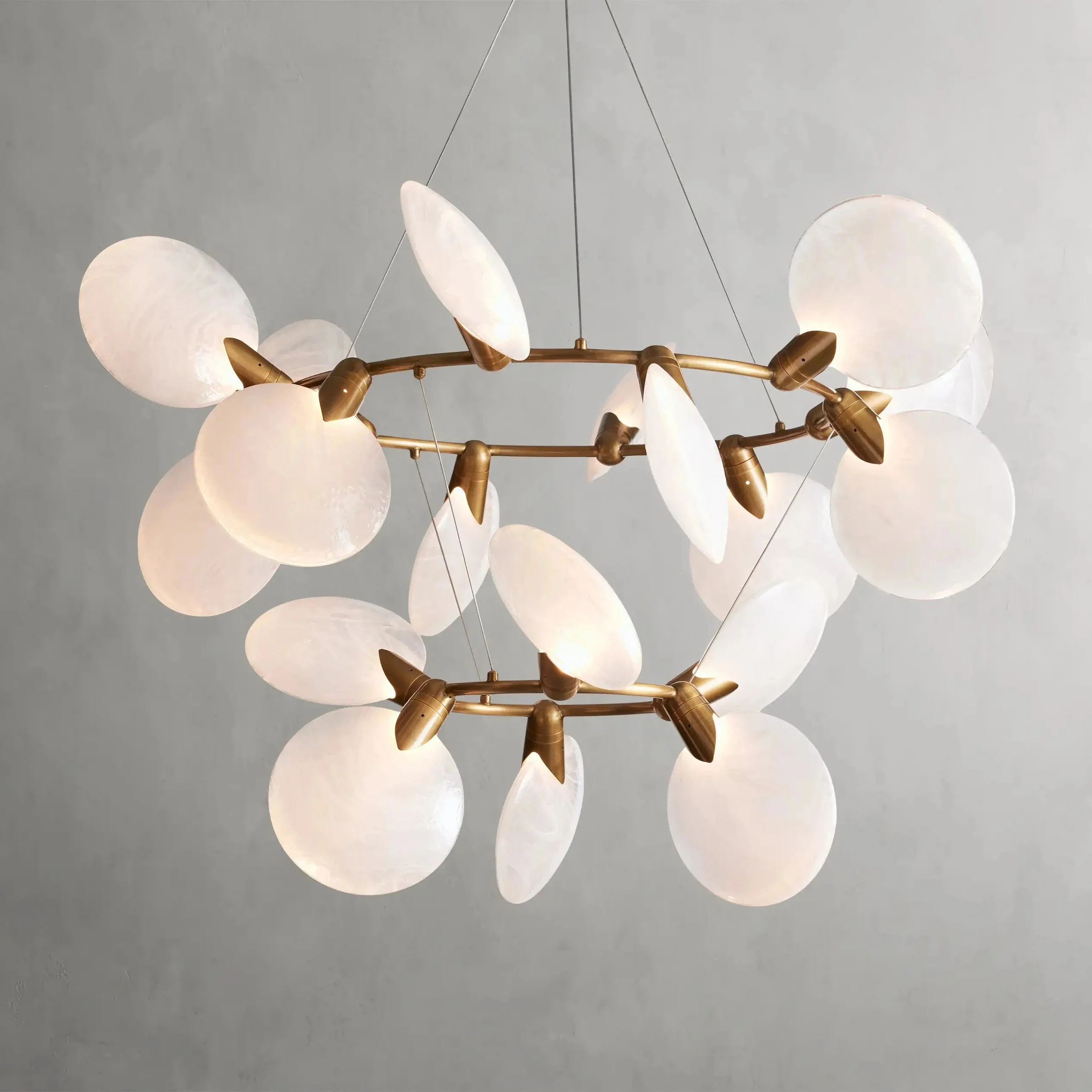 Lyla 2-Tiered Halo Chandelier - Image 5