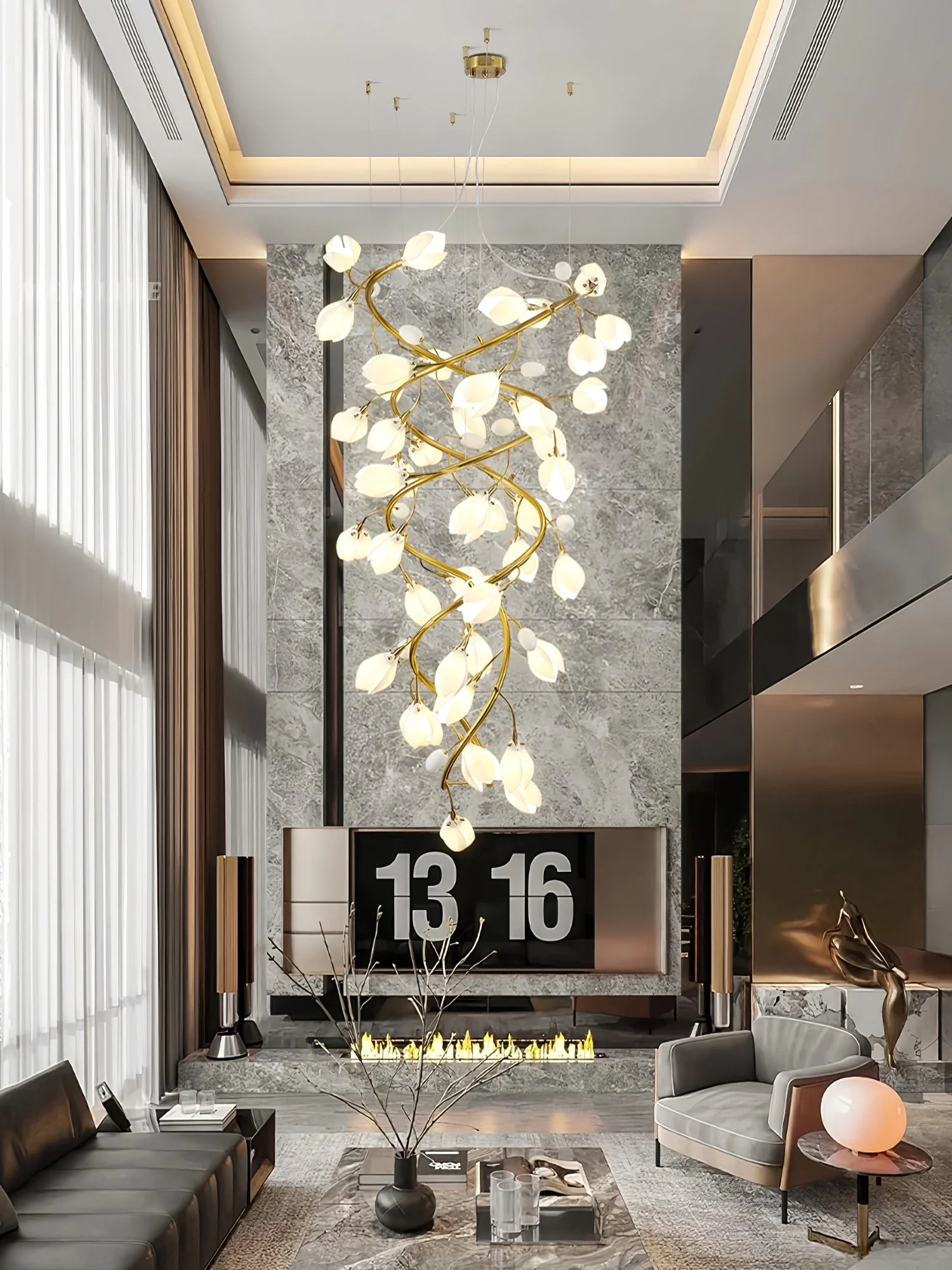 Lysandra Cascade Stairs Chandelier - Image 15