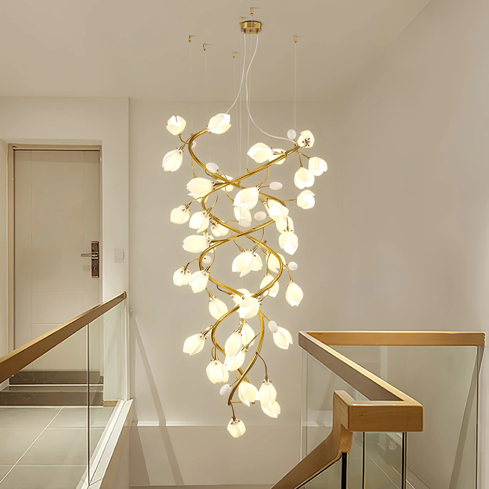 Lysandra Cascade Stairs Chandelier - Image 3