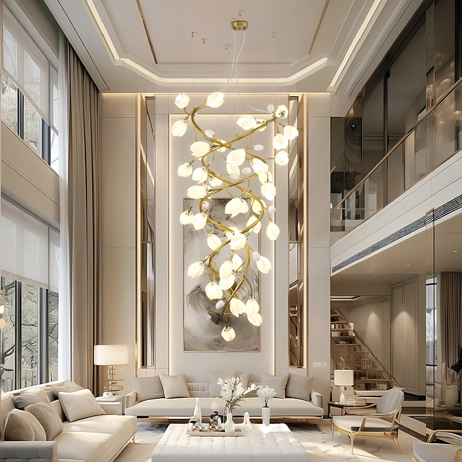 Lysandra Cascade Stairs Chandelier - Image 6