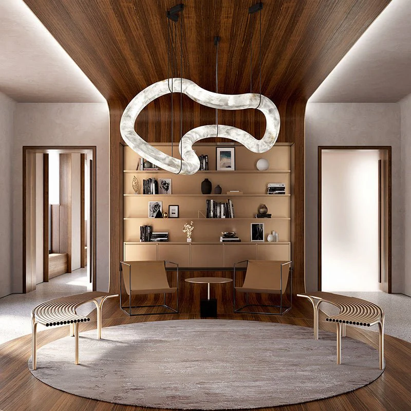 Ethereal Alabaster Chandelier - Image 4