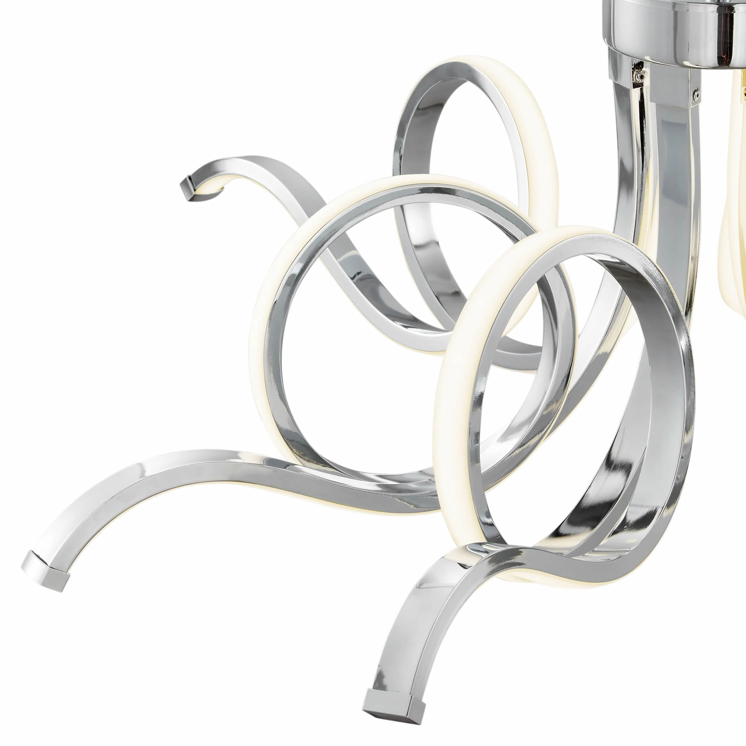 Magnolia LED Adjustable Chandelier //  Chrome - Image 3