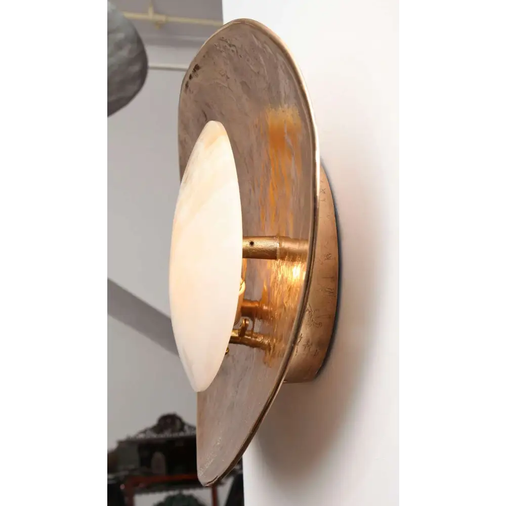 Marble Copper Wall Sconces - Image 2